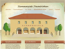 Tablet Screenshot of kammerspiele-treuenbrietzen.de